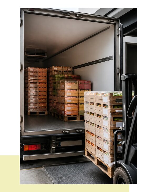 Перевозка сельхозпродукции на паллетах с доставкой в Ангарск